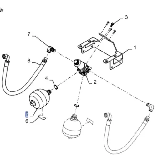 87622941 - гидравлический аккумулятор